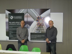 Editors-in-Chief of journal Ars Mathematica Contemporanea, Prof. Dragan Marušič, PhD and Prof. Tomaž Pisanski, PhD