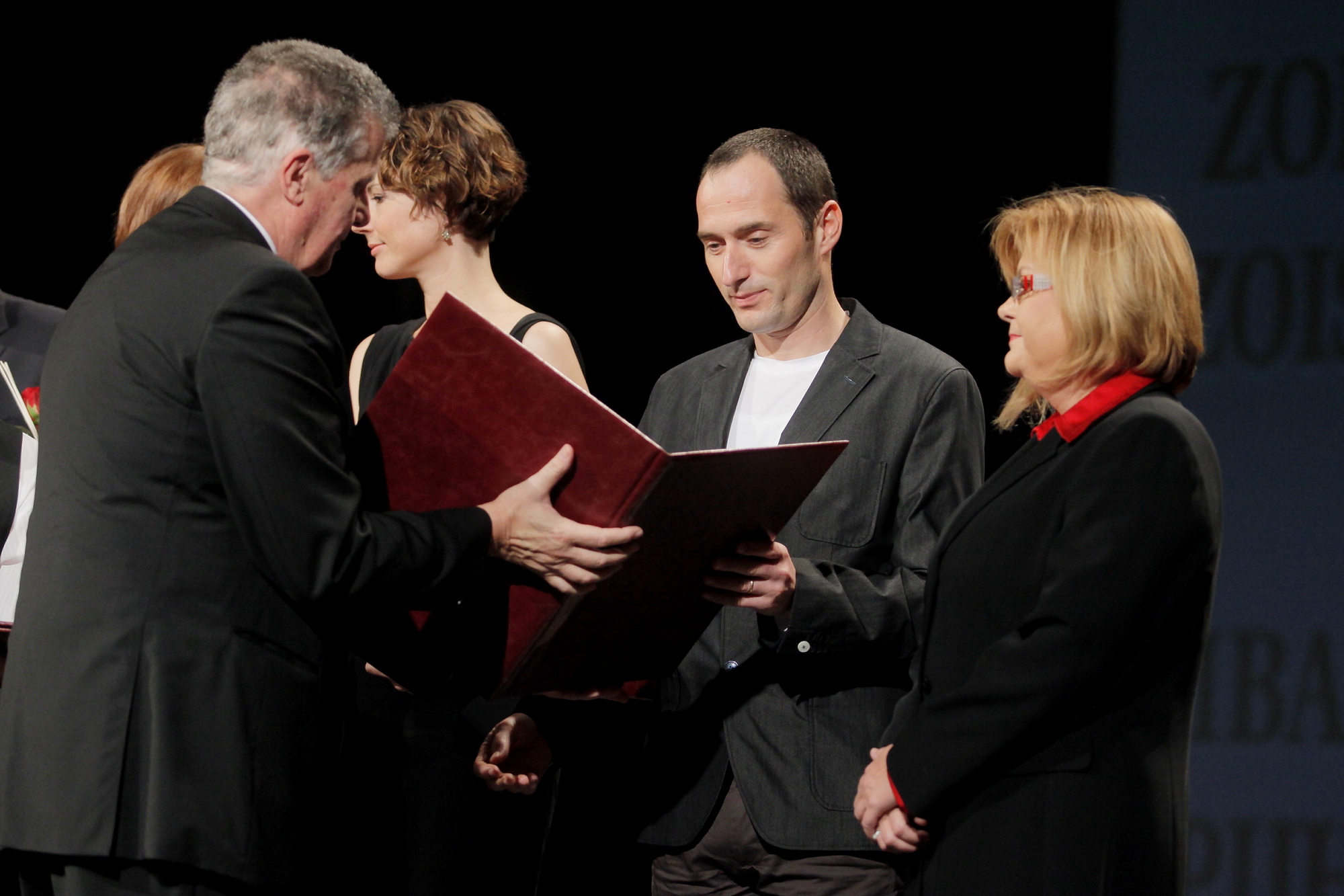 Assoc. Prof. Štefko Miklavič, PhD at the Zois Award Ceremony (Nova Gorica, 23 November 2012)
