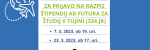 Štipendije Ad futura za študij v tujini za leto 2023/ Ad futura Scholarships for studying abroad in 2023 (only for Slovene citizens)