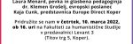 Vabljeni na čajanko projekta EU VOICES