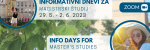 Vabljeni na informativne dneve za magistrski študij na UP FAMNIT///Online Info Week for Master’s studies