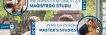 Vabljeni na informativne dneve za magistrski študij na UP FAMNIT//Online Info Week for Master’s studies
