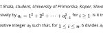 Revija American Mathematical Monthly objavila matematični problem, ki ga je predlagal študent Besfort Shala