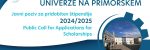 JAVNI POZIV ZA PRIDOBITEV ŠTIPENDIJE 2024/2025// PUBLIC CALL FOR APPLICATIONS FOR SCHOLARSHIPS 2024-2025